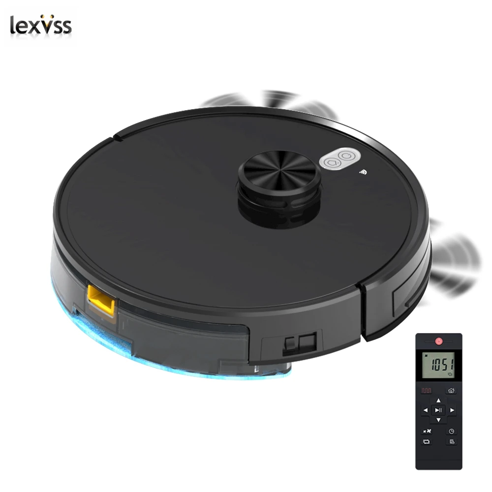 Self Clean Dry And Wet Robot Vacuum 3 in 1 Laser Navigation Vacuum Cleaner Anti Collision and Drop Smart Robotic Vacuum Cleaner