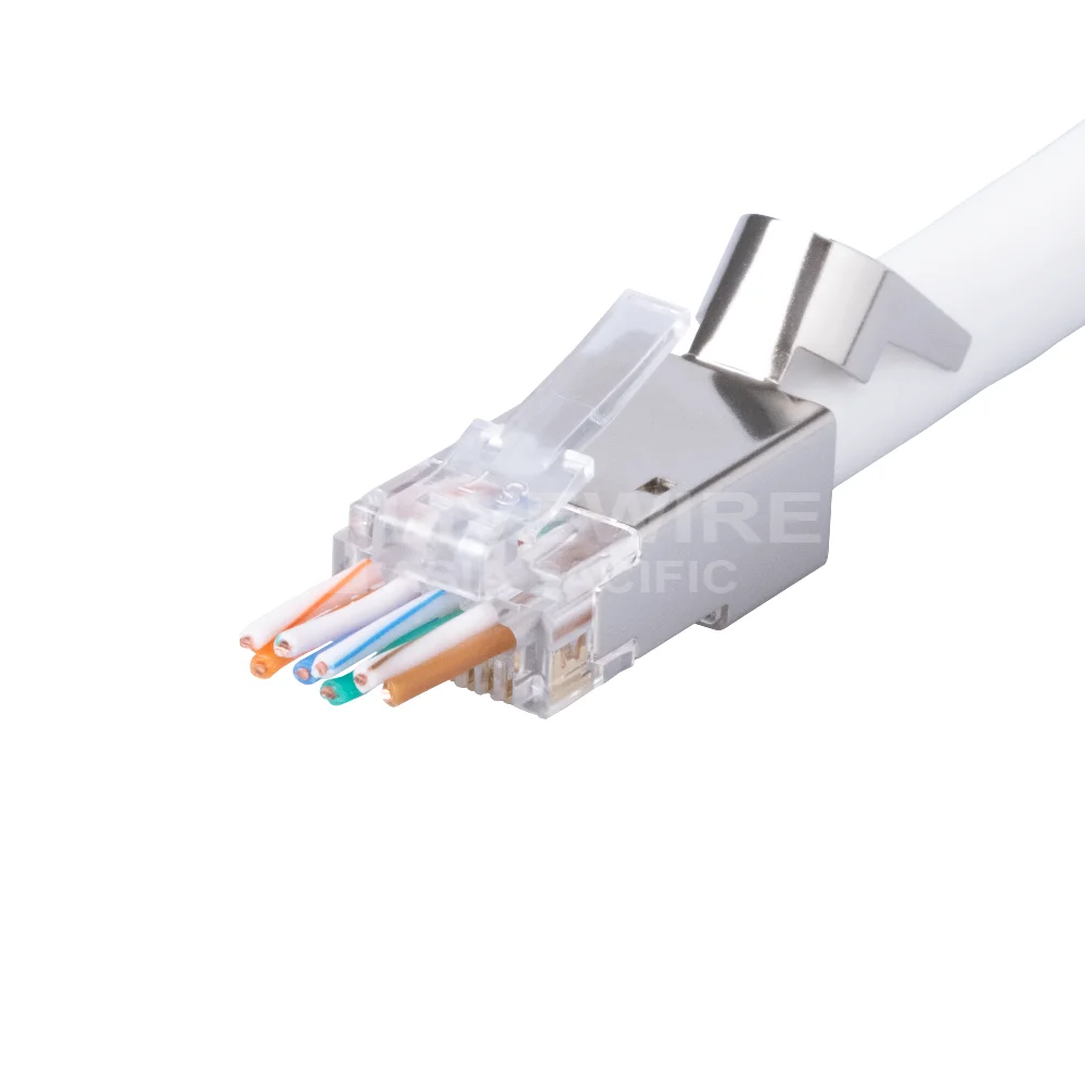 Cat6 6A STP 8P8C Modular RJ45 Plug Connector