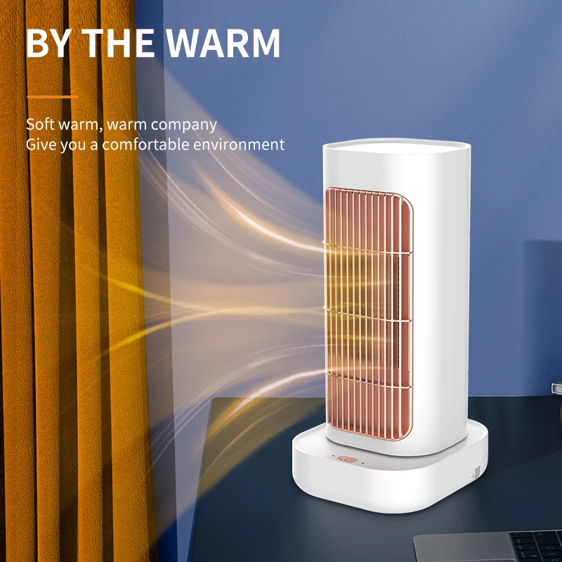 Portable Overheat Tip-over Protection Fast Heat Electric Space Air Heater Fan for Home Office Room