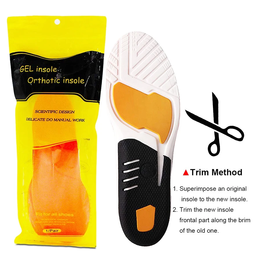 
Custom Orthotic Insole Shoe Insole For Men Flat Feet Insoles 