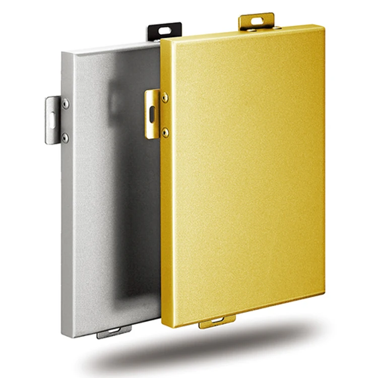 Exterior aluminium wall facade cladding design metal panels aluminum roller coating panels for building cladding