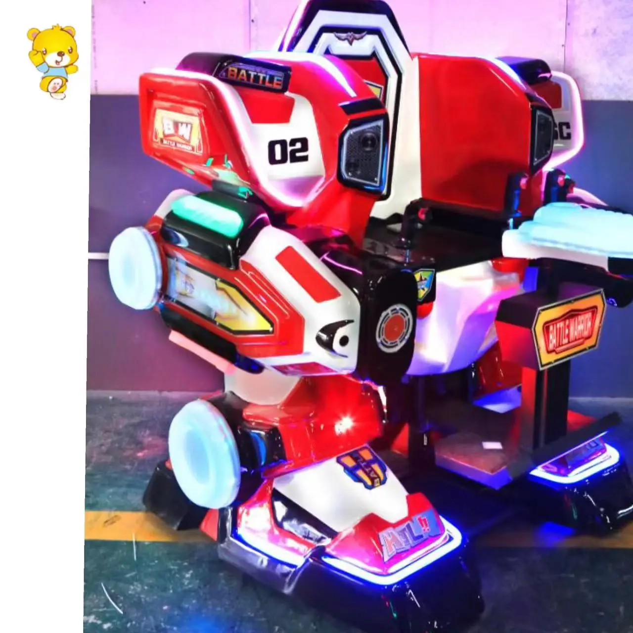Haojile Amusement Equipment Battel Walking Robot Indoor And Outdoor Playground Kids Game For Sale