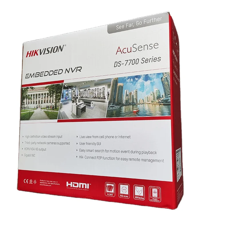 HIK DS-7732NI-M4/16P 32-ch 1.5U 16 PoE 8K NVR H.265+ Support POS VCA Function Network Video Recorder