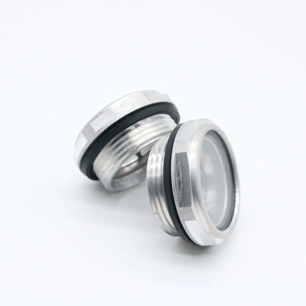 1inch G threads Visual grease pointer Sight Glass Water Flow Indicator