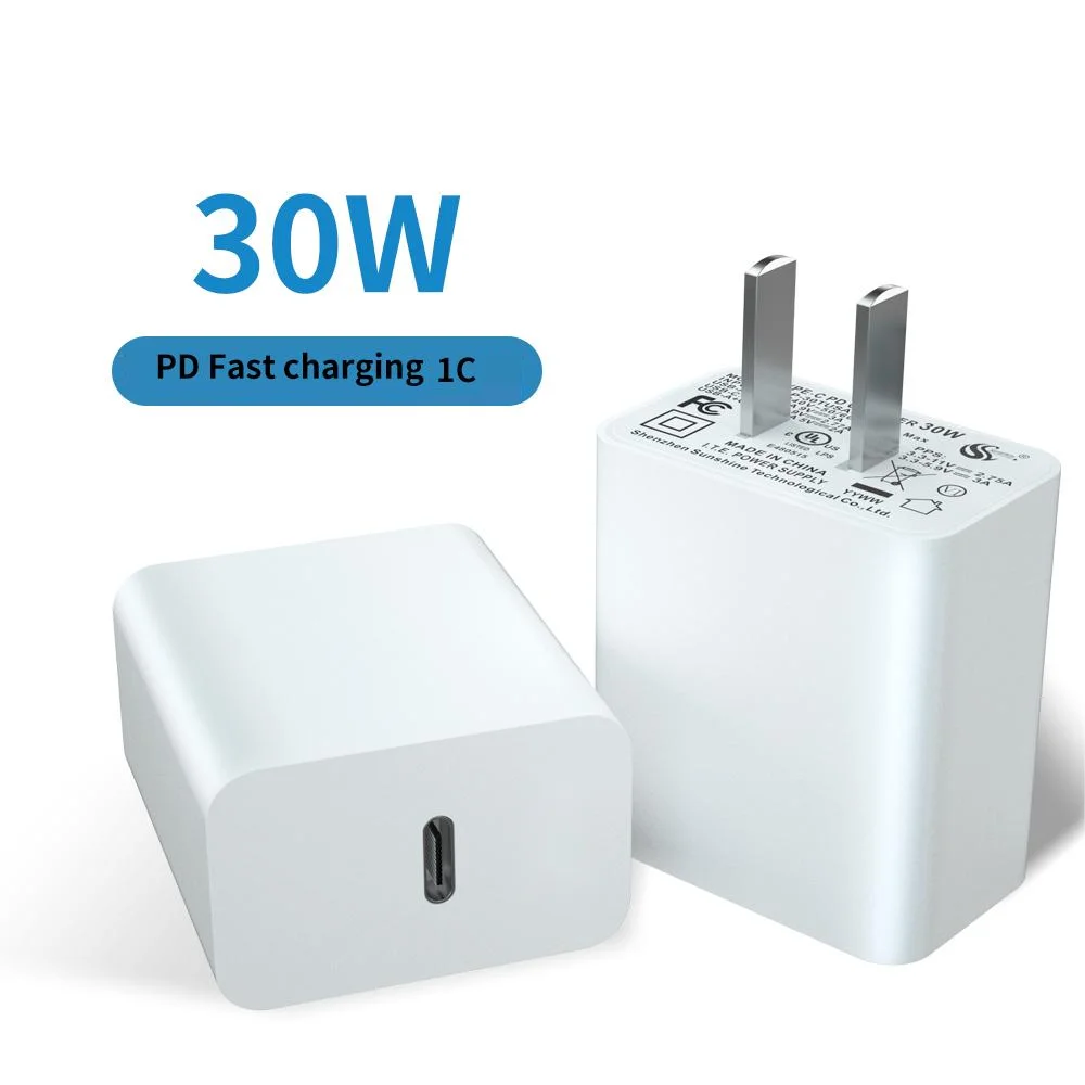 30w 33w PD3.0 type a+c usb C charger type c usb A+C dual port power adapter fast quick charger For iphone14 xiaomi