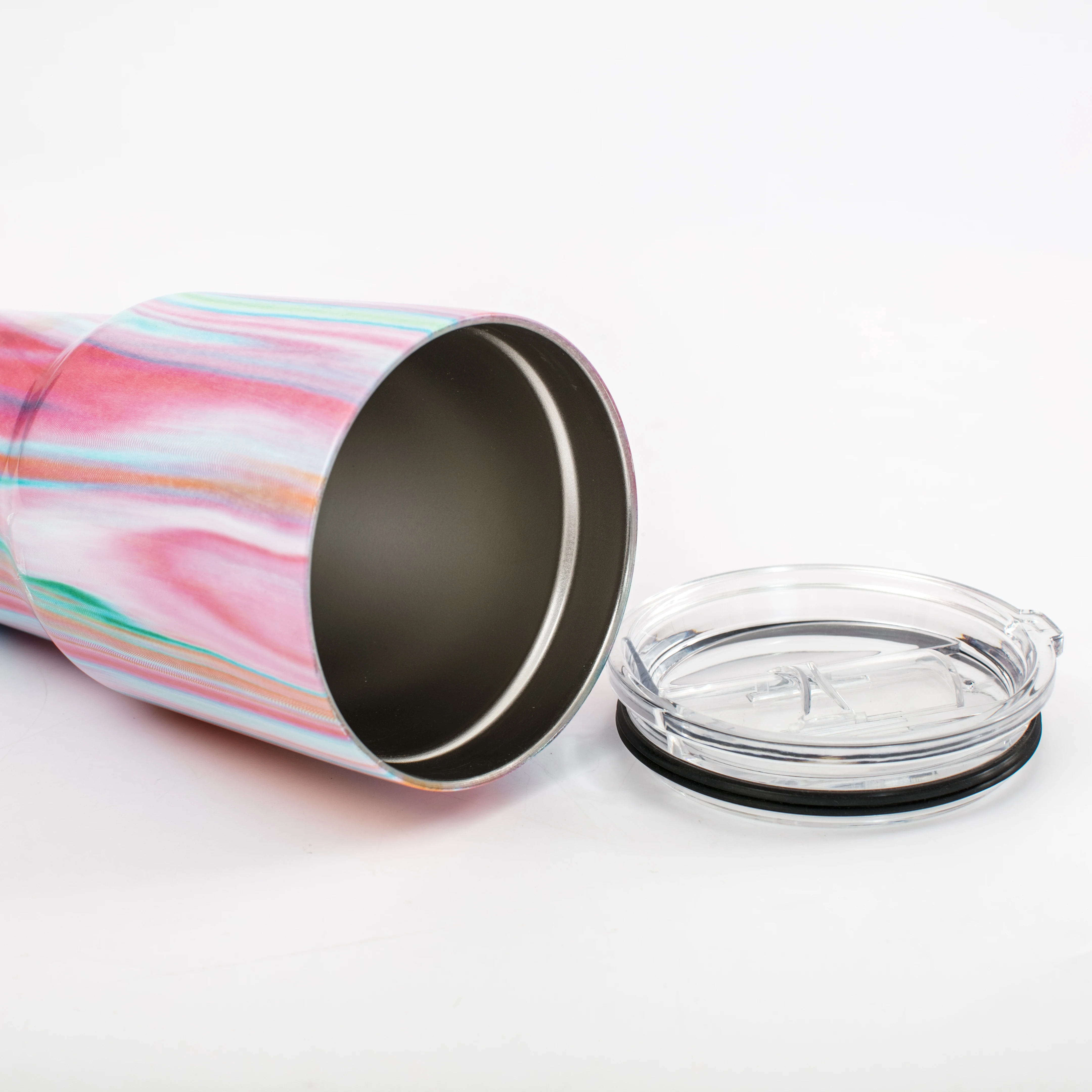 (Free Sample) Wholesale Double Wall Insulated Vacuum Magnetic Lid Coffee Tumbler Cup 30oz Stainless Steel Travel Beer Tumbler