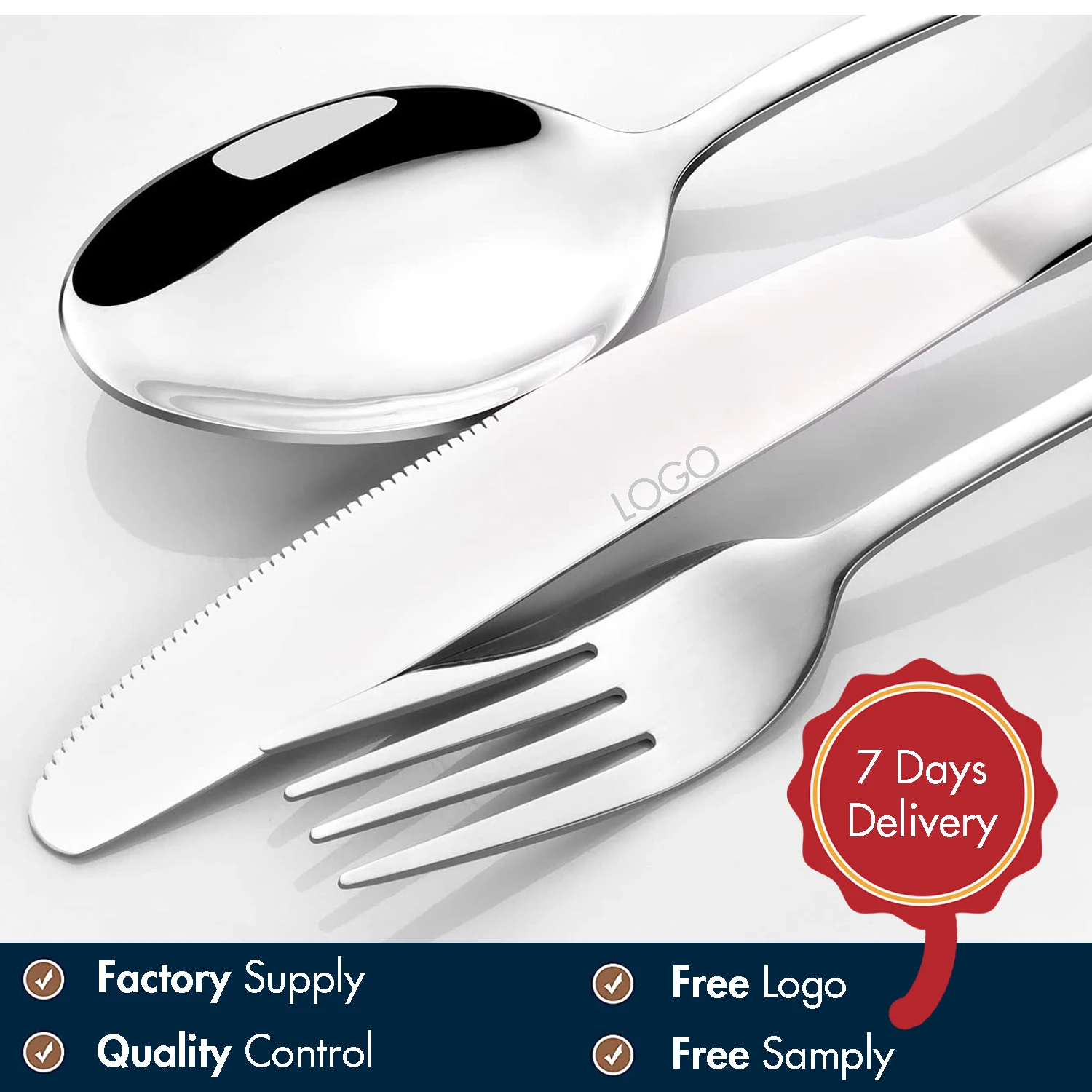 Custom Stainless Steel Traditional Cutlery Sets Wedding Silverware Weddings Tableware Travel Silver Flatware Set
