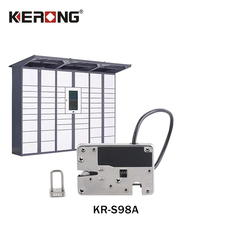 KERONG OEM ODM 430 Stainless Steel Motor Waterproof Electronic Rotary Latch For Outdoor Lockers