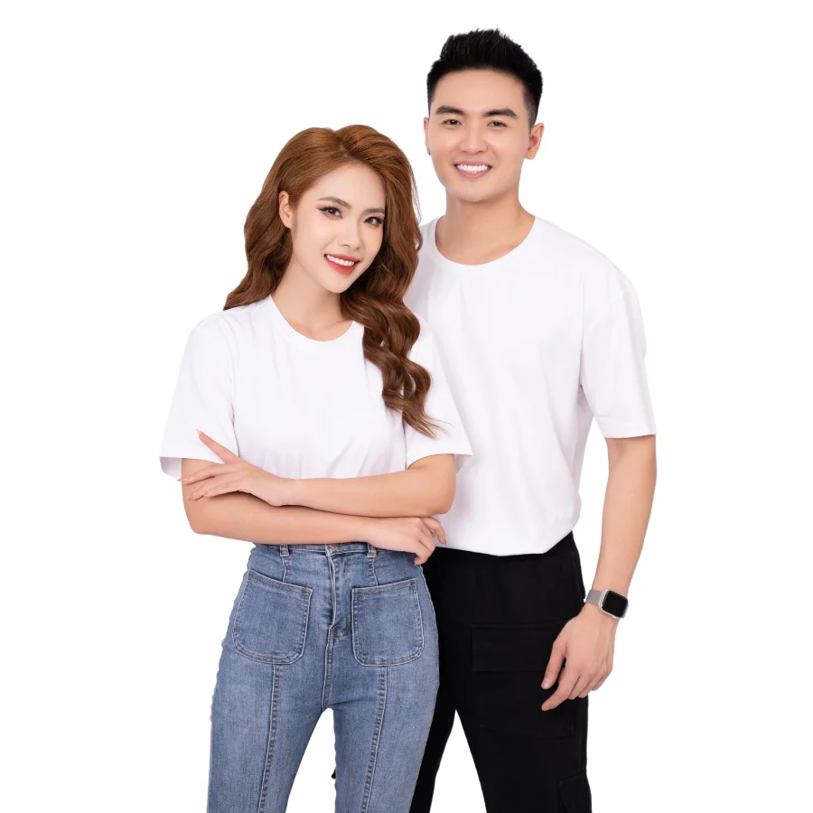 Высококачественные мужские футболки удобные модные Oem-сервисные пластиковые пакеты от вьетнамской фабрики