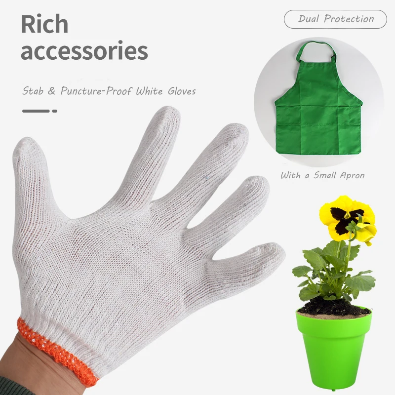 Manufacturer Bulk Wholesale LT9901 Hands-On Ability Development Gardening Tool Set Outdoor Play Kids Garden Toys with Trolley