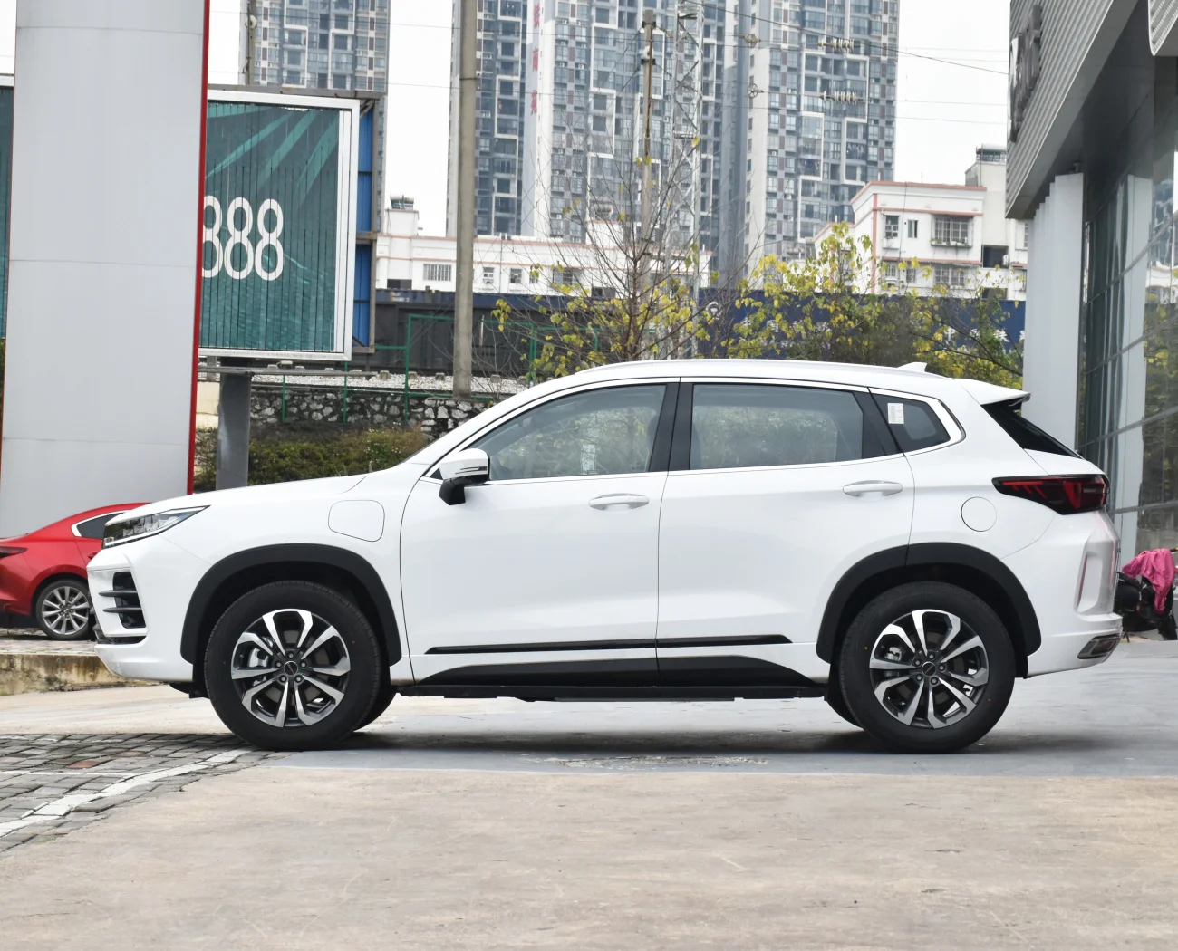 2022 новый экономичный внедорожник Exceed ET-i PHEV с низким потреблением топлива 100 л/360 км 360-градусной камерой и открывающейся солнечной крышей