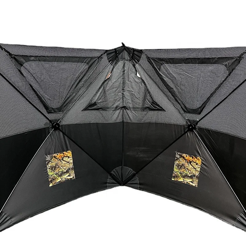 Pop Up Ground Blind Easy-Setup Hunting Blind for Deer Turkey Duck Dry Grass Camo