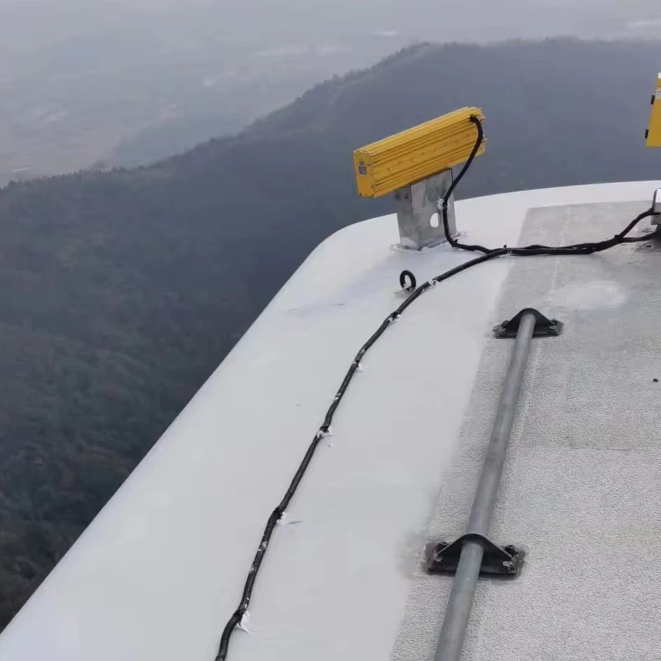 High intensity air craft warning light system with integrated automatic flash synchronisation IP66 l-856 white obstruction light