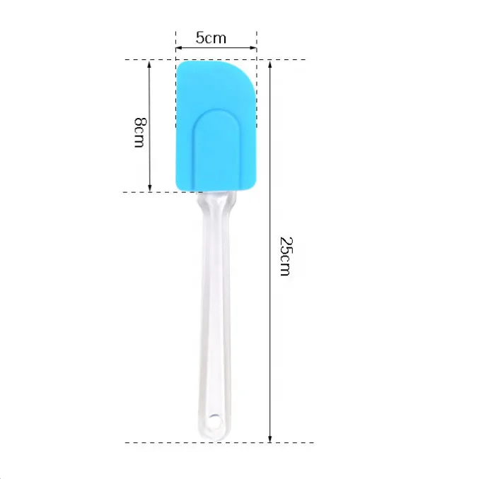 Custom Eco Friendly Kitchen Tool Food Grade Cake Spatula With Plastic Handle
