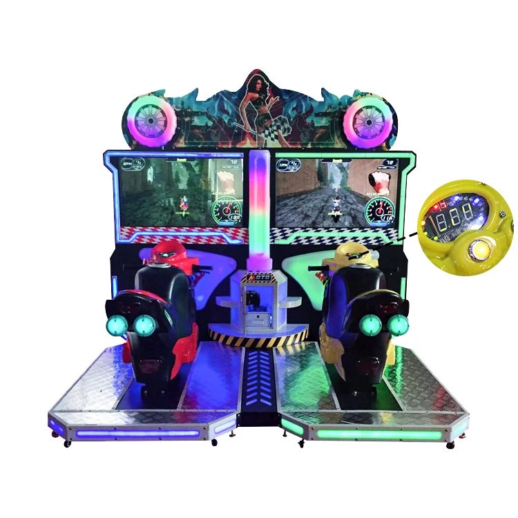 Twins FF Moto Indoor Rides Games Machines Motorcycle Driving Game coin operated game console