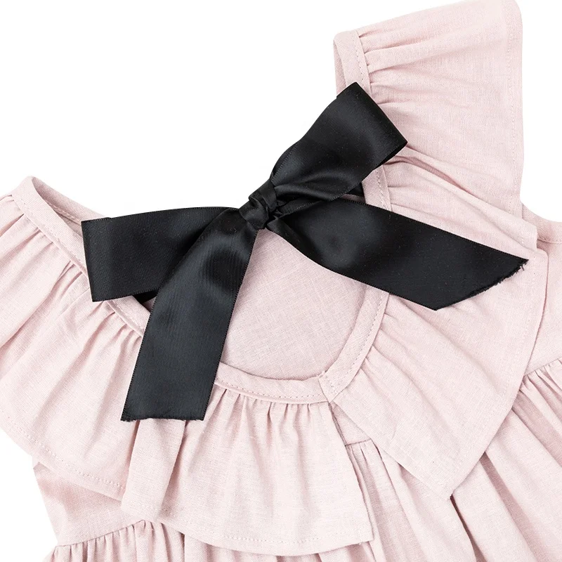 Wholesale Cute Stylish New Born Boutique Clothing Baby Girls Casual Dresses