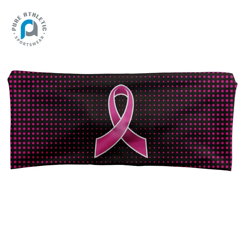 PURE Sublimation Printed Paisley headband Customized Logo Design Workout Run Fitness Sweatband Elastic Sports Headband Men Women