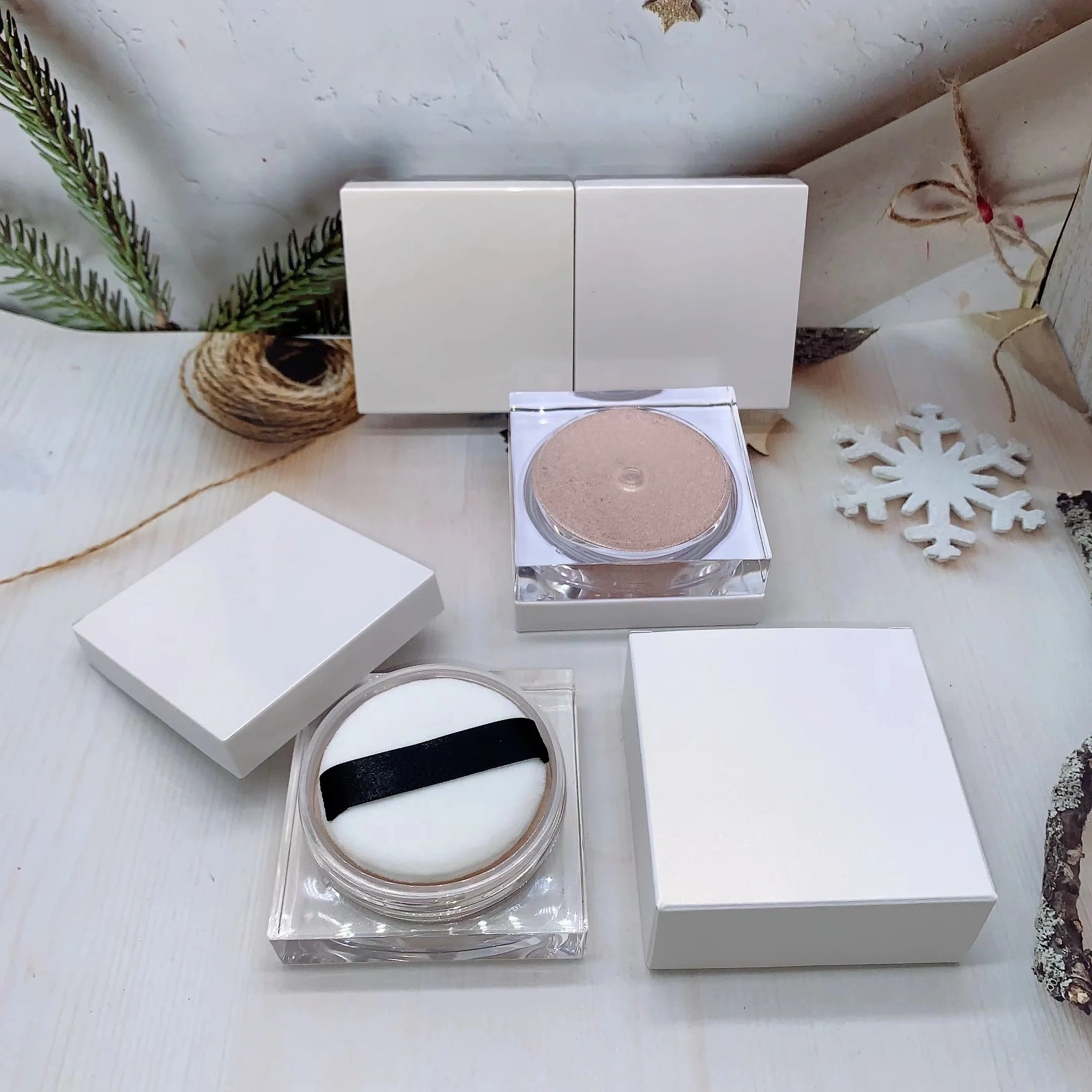 Face Powder Highlight Private Label Setting Powder Makeup Cosmetic Highlight Concealer Makeup