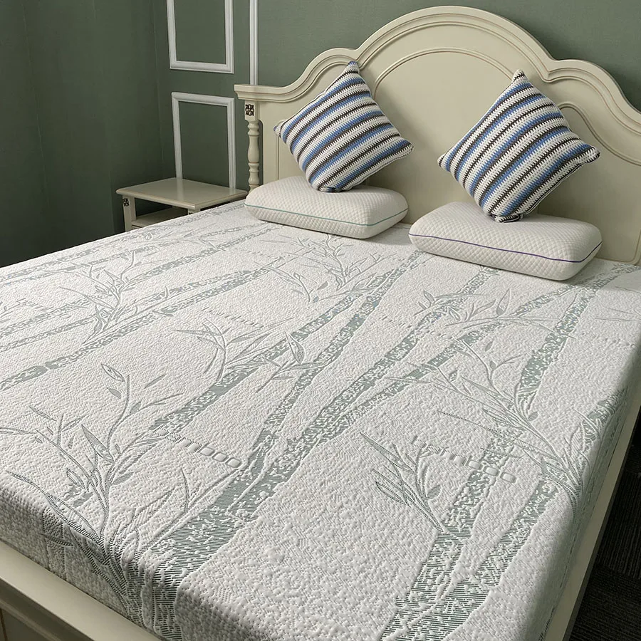 Comfortable Anti-Bacteria Polyester Knitted Jacquard Fabric Mattress Fabric