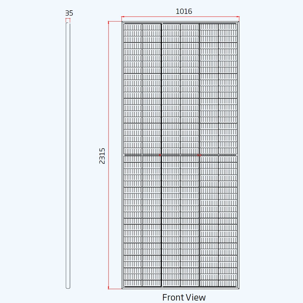 Trina bifacial solar panel DUOMAX TSM-470DEG15VC 460W- 485W monocrystalline solar panels pv module for home solar panel system