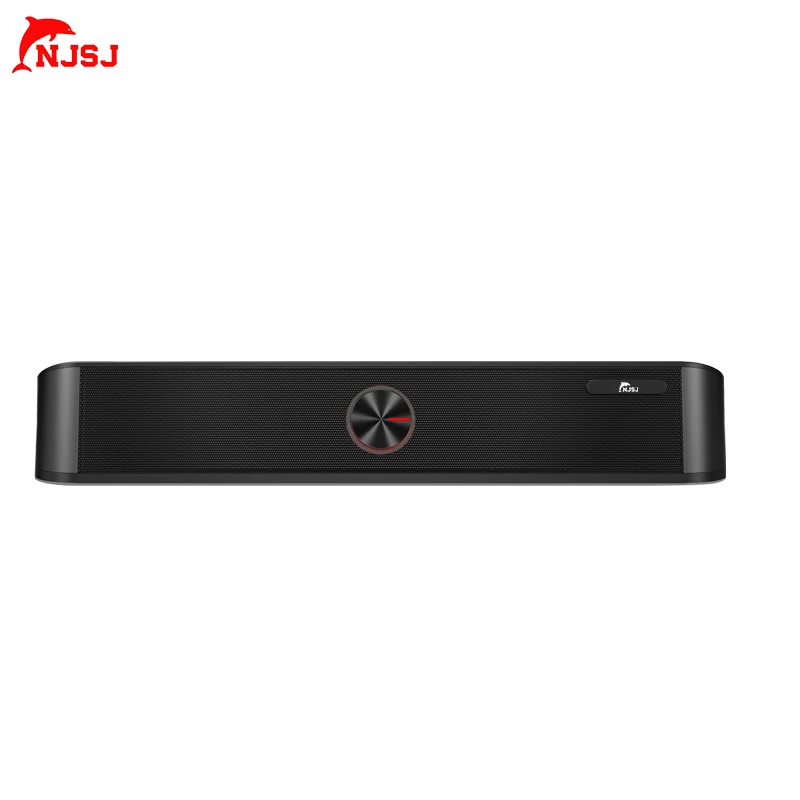 NJSJ новый дизайн RGB игровой компьютер bt динамик длинноходная звуковая панель с USB Bluetooth