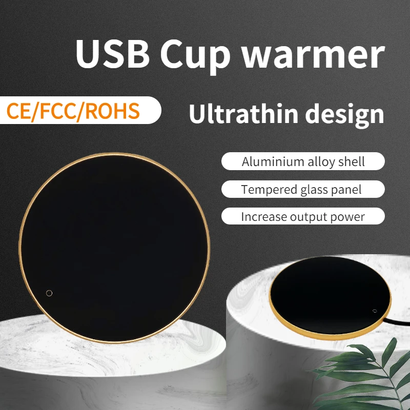 CYNRIN Sample Free Cup Warmer New Model Baby Milk Coffee Cup And Warmer Mug Smart Cup Warmer Heater Usb Coffee Warmer