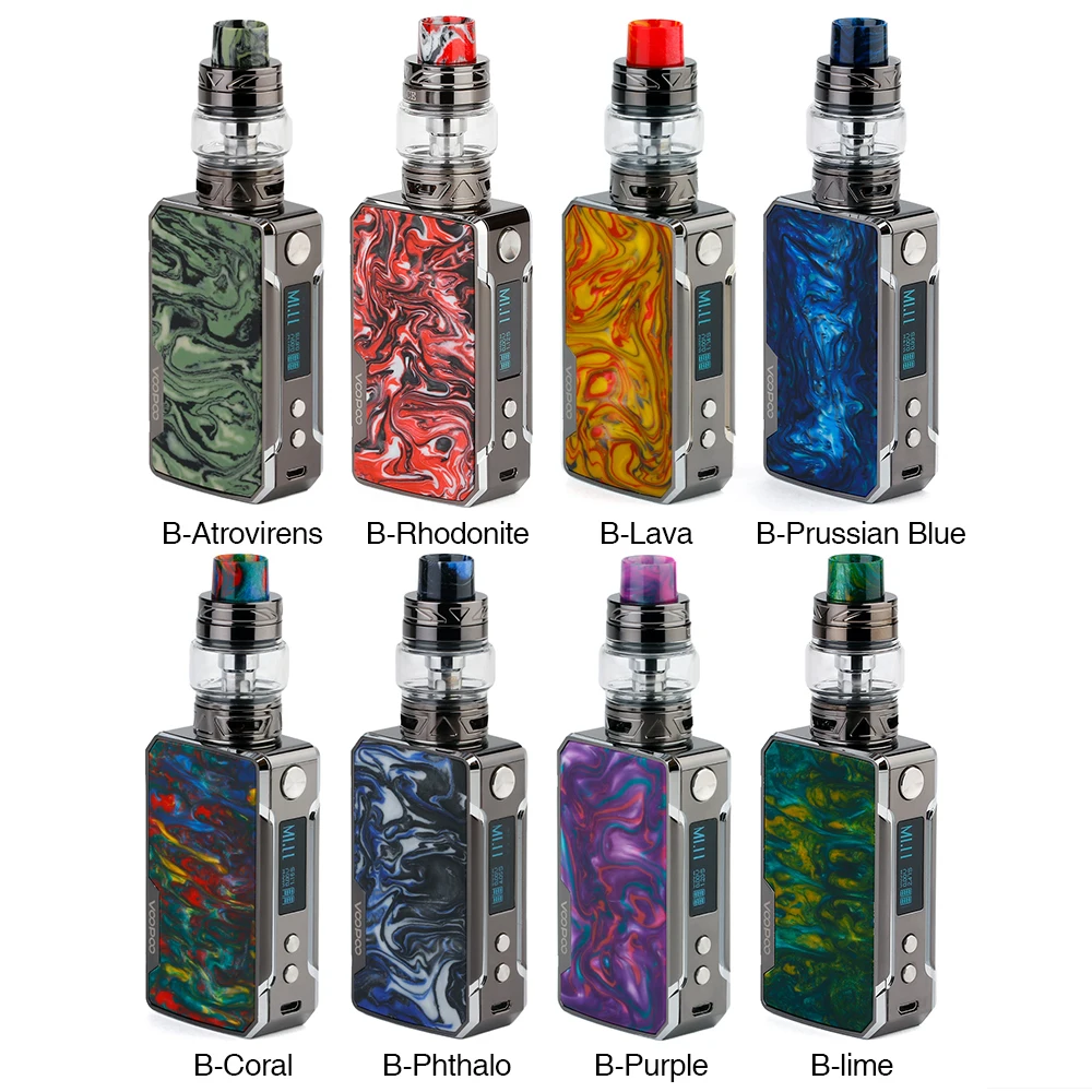  Оригинальный комплект VOOPOO Drag Mini Platinum Edition 117 Вт TC с UFORCE T2 4400