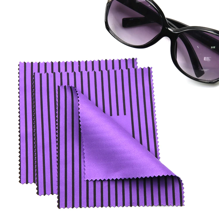 Дешевая рекламная ткань из микрофибры для ювелирных изделий, салфетка для очистки очков и очков