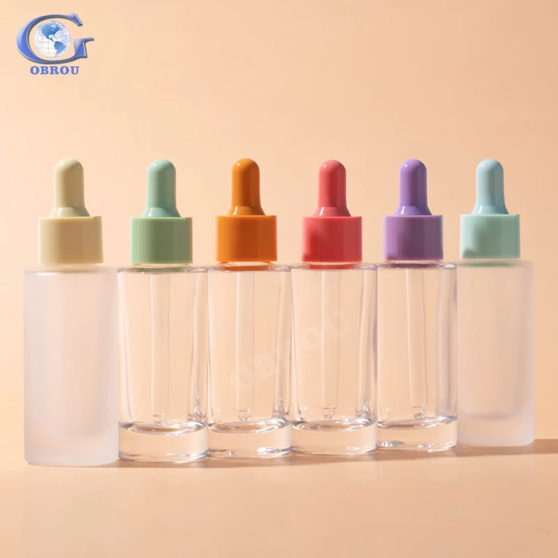 Hot sale stock hair perfume essential oil spray olive cuticle body oil beard oil roller glass dropper bottle plastic cap bottles