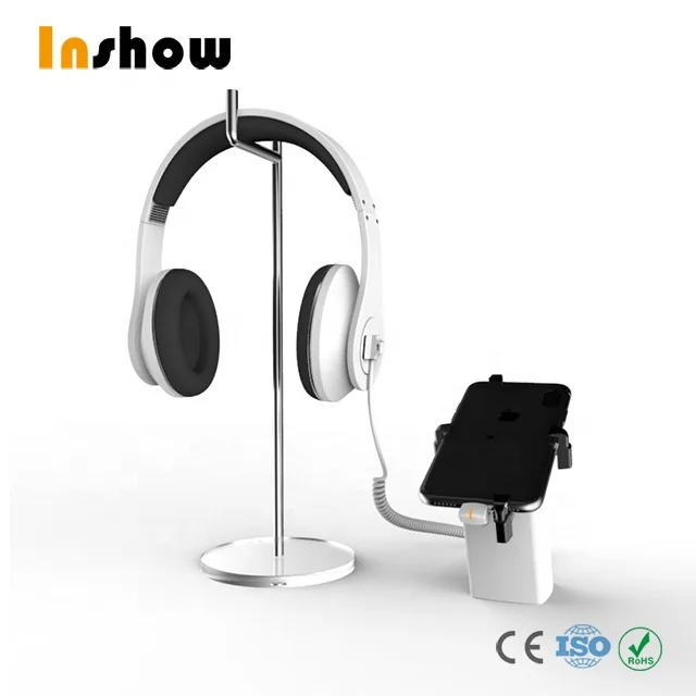 INSHOW Mobile Phone Retail Security display stand for cell phone alarm holder with Charger INSHOW A100