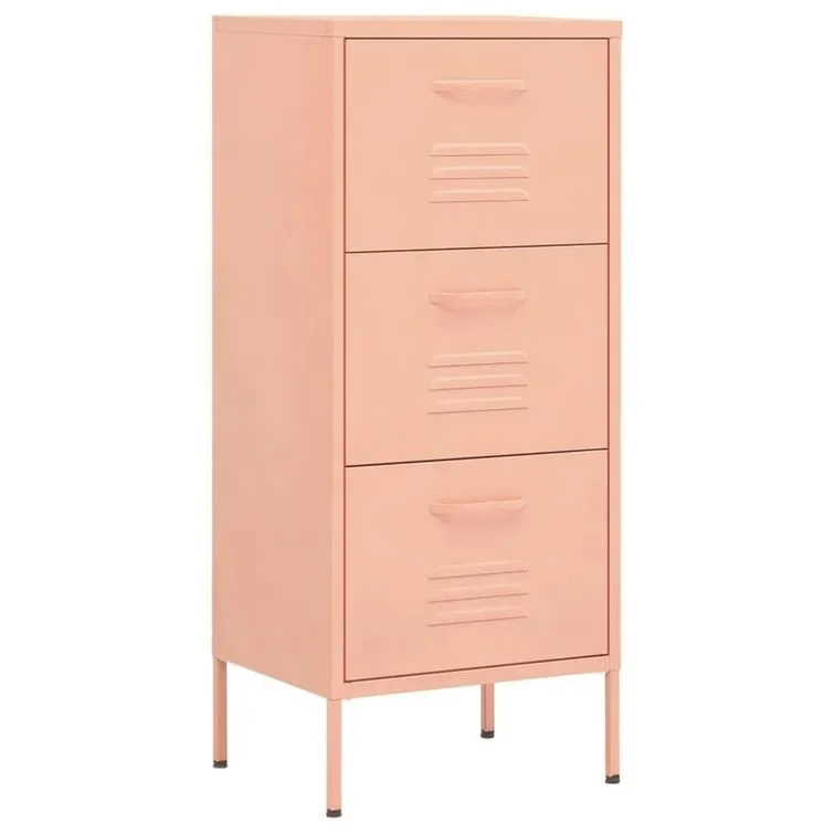 Cheap home furniture living room furniture set modern file storage cupboard metal 3 drawer cabinet storage