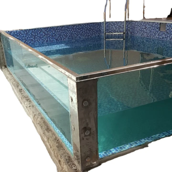 
 glass swimming pool walls SELL high quality glass wall tempered glass swimming pool walls  