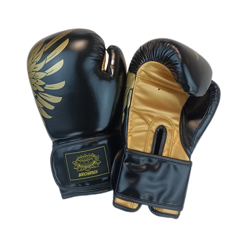 Custom logo kids 16oz lace up professional winning boxing gloves