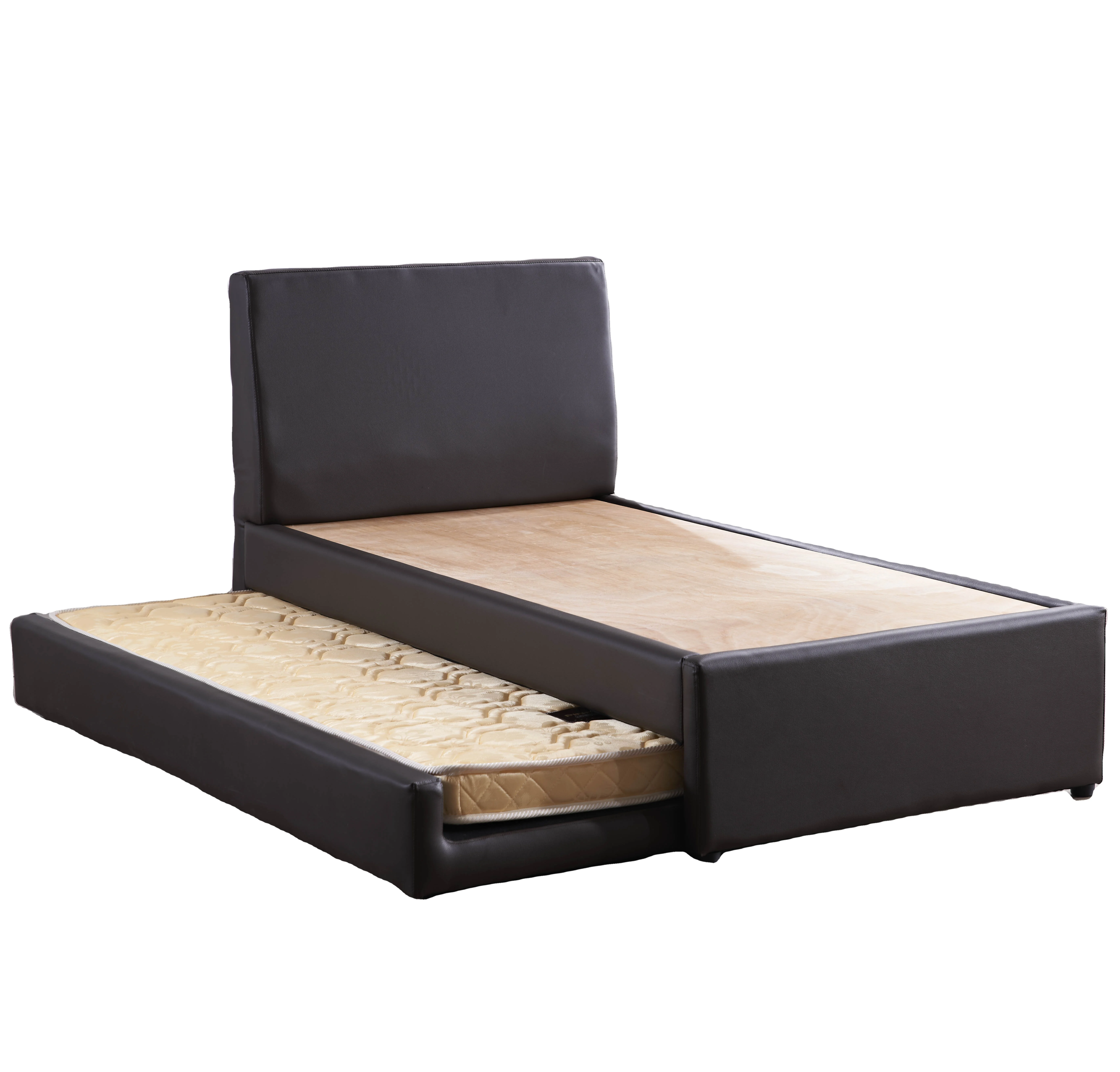 Home Furniture General Used Bed Frame Wooden Pull Out Single Bed