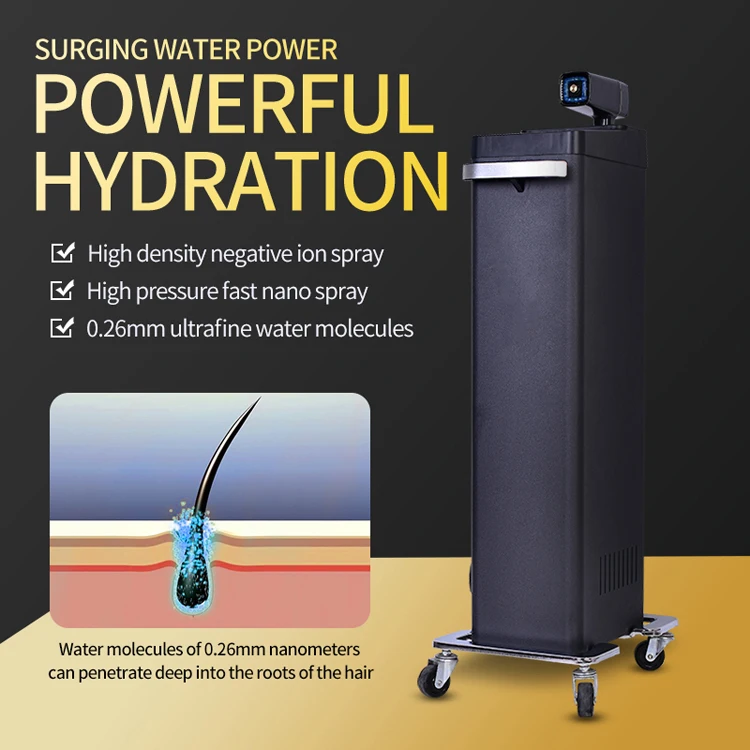 Factory Price Salon Barber Shop Professional Multi-Function Ozone Spa Care Nano Spray Micro Mist Hair Steamer Machine