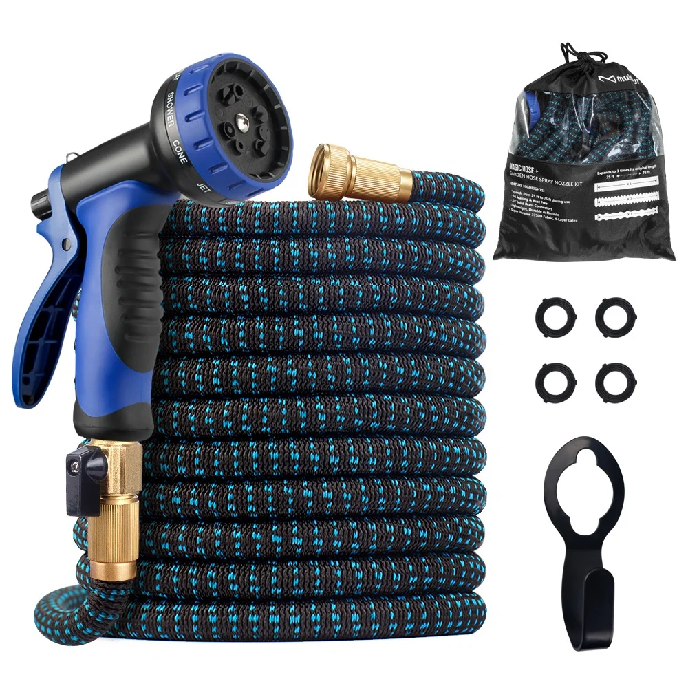 
Amazon hot sale 10 models retractable hose sprayer garden hose water pipe 