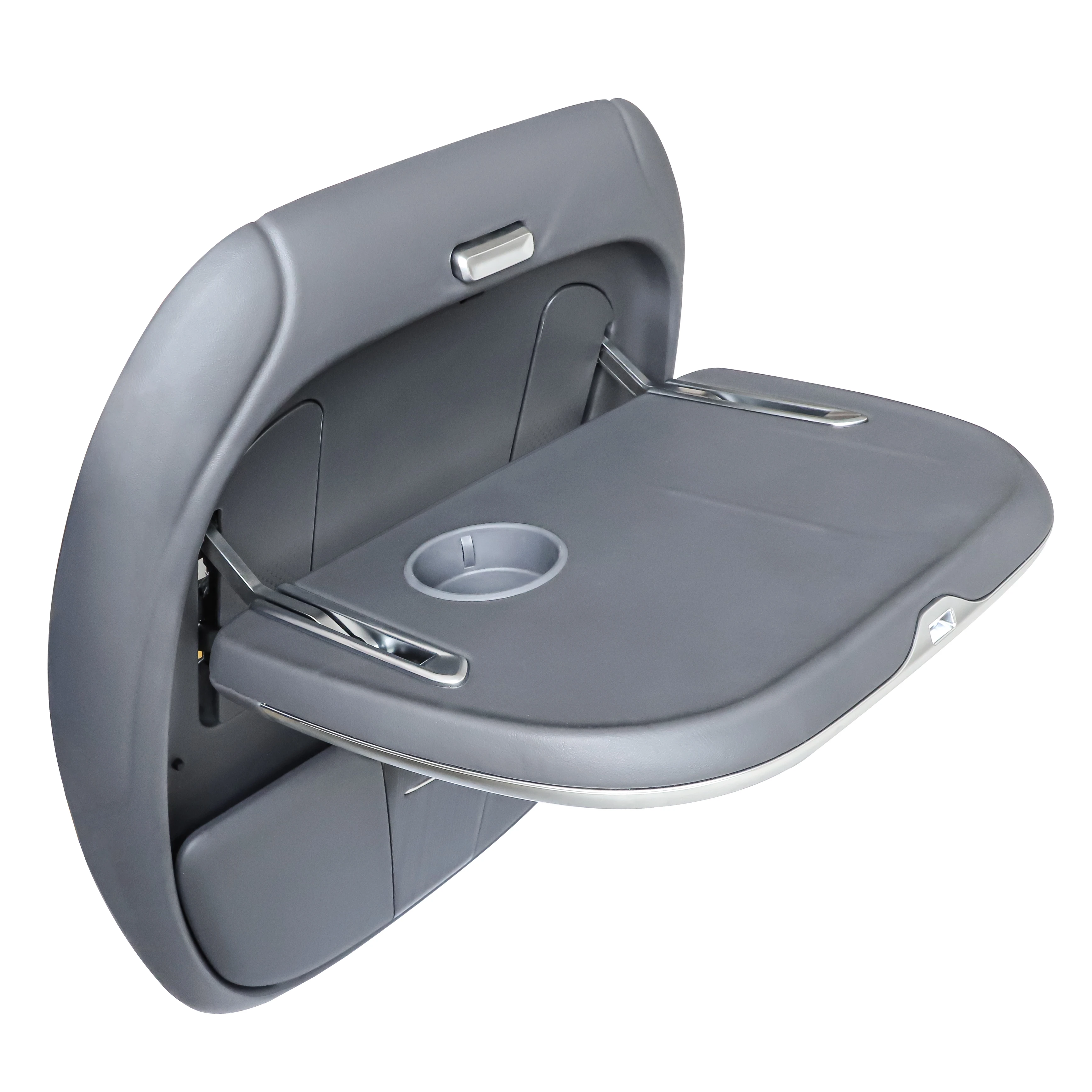 New Folded Table Car Accessories Of Seat Organizer With Microfiber Leather Cover For Sienna TOYOTA TESLA