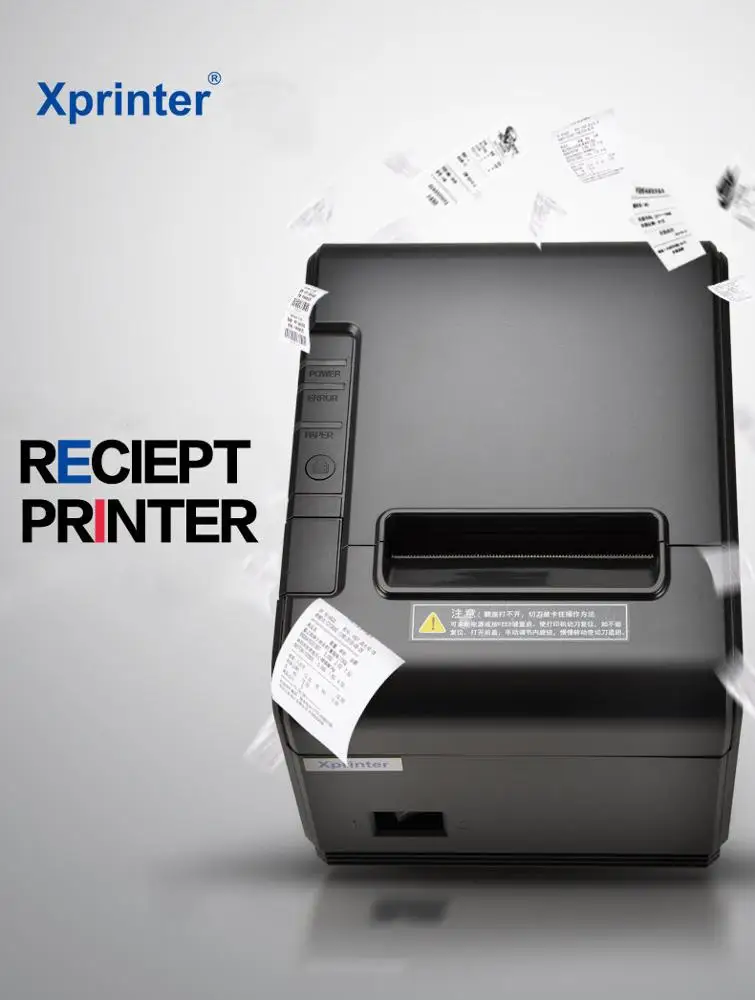  Высокоскоростной автоматический принтер xprinter 80 мм термопринтер для чеков сетевых магазинов pos Printer pos80