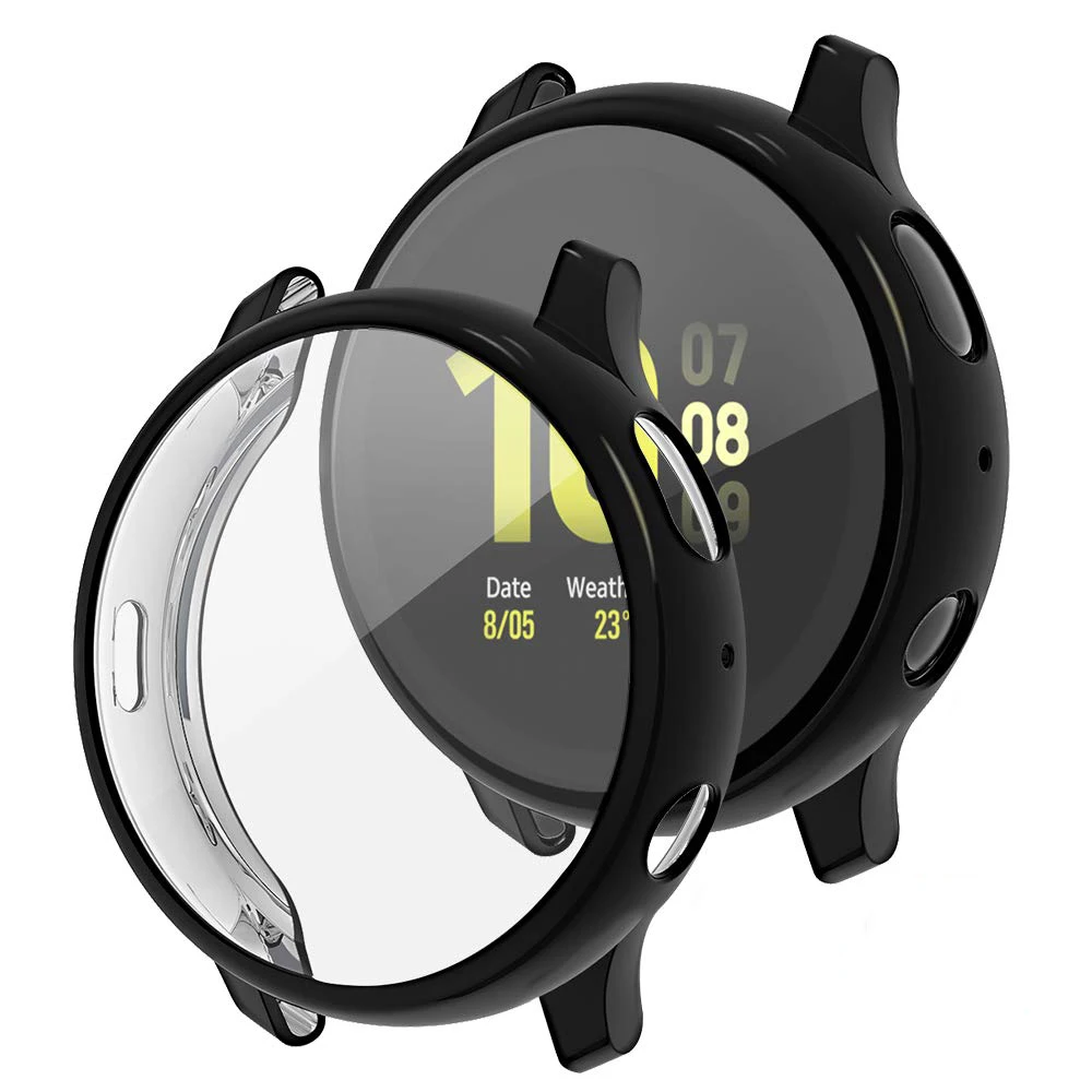 For Samsung TPU watch case screen waterproof protector uv active 2 40/44mm screen protector