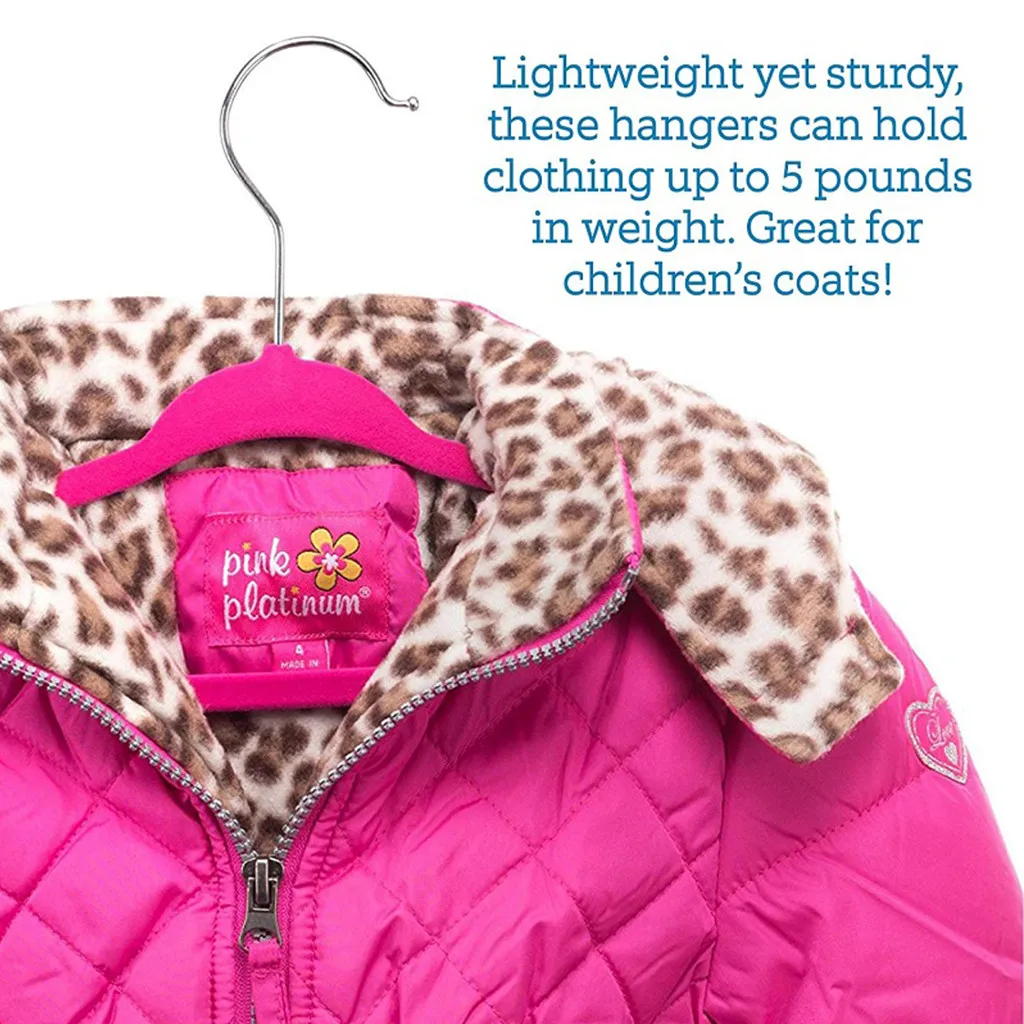 Custom Flocked Black Coat Hangers Suit Space velvet & fabric hangers Saving Velvet Coat Hangers With Anti Slip Notches