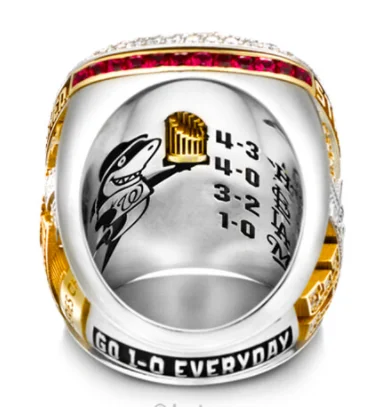 The Newest 2020 Washington Nationals World Championship Ring and alloy baseball championship rings for cool men