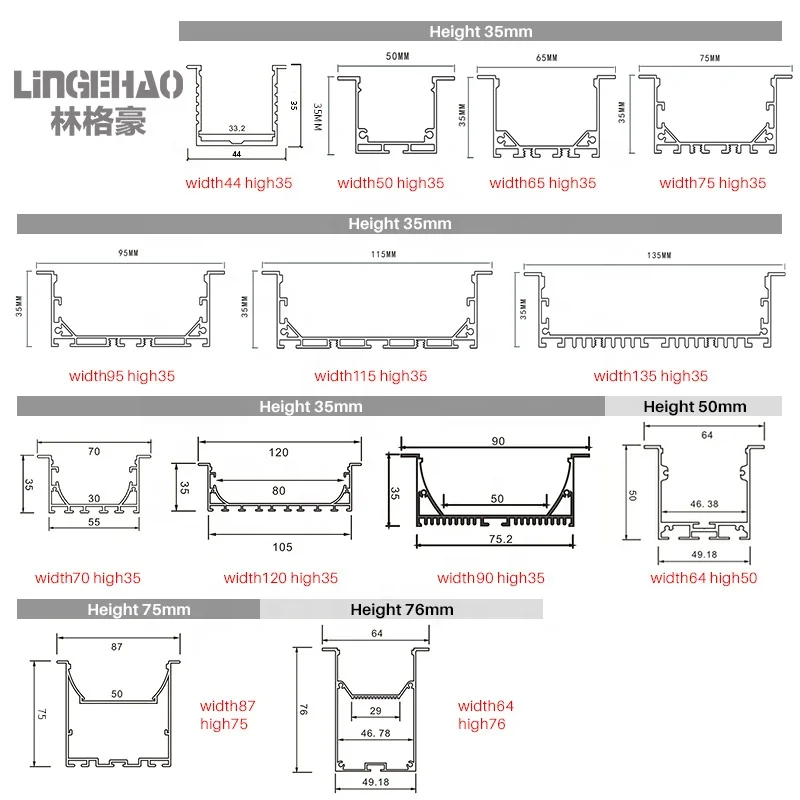 
Linkable Seamless Combination Led Linear light Led Batten Light 