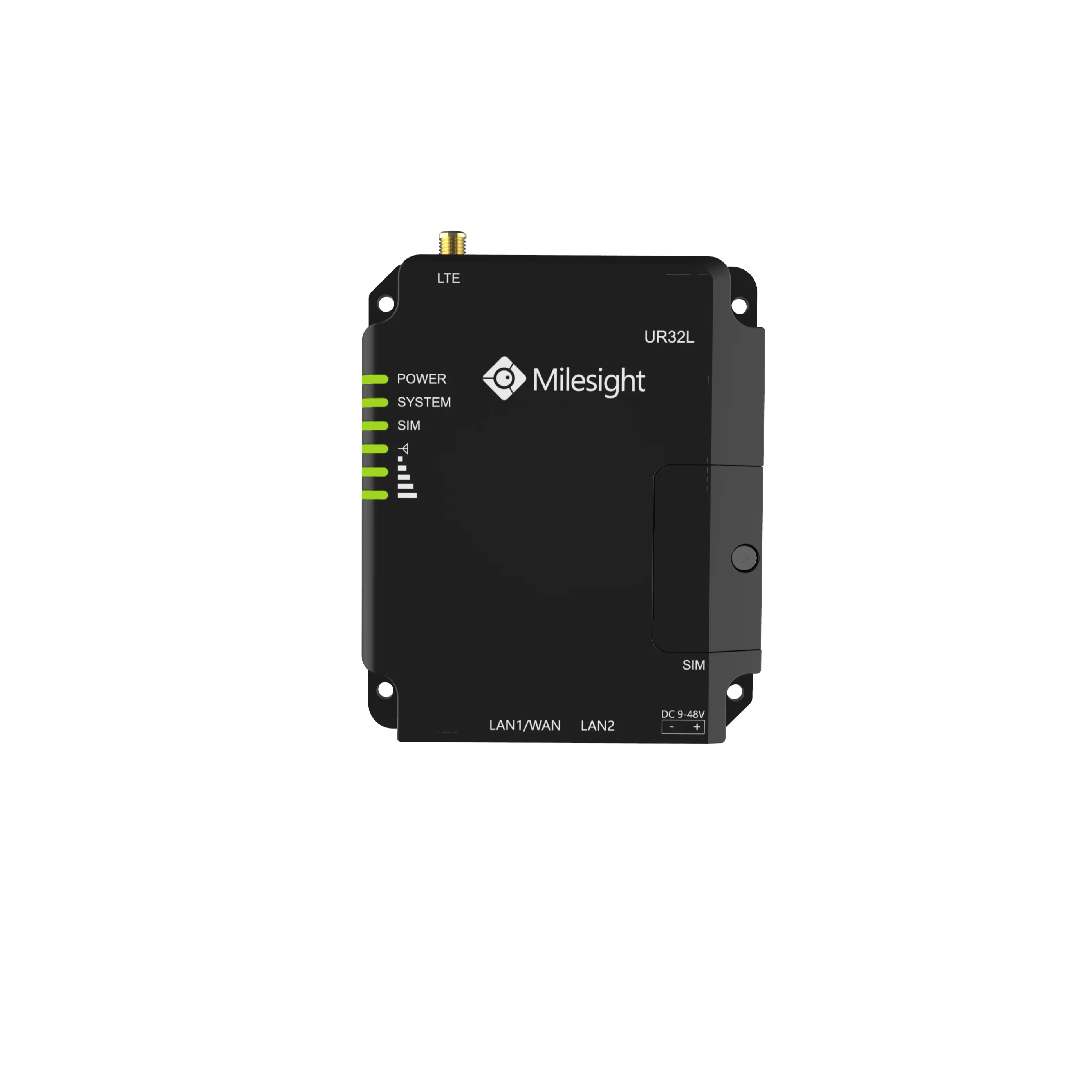 
Milesight IoT UR32 Lite Industrial Router 3G 4G LTE 100mbps sim slot 4g router 