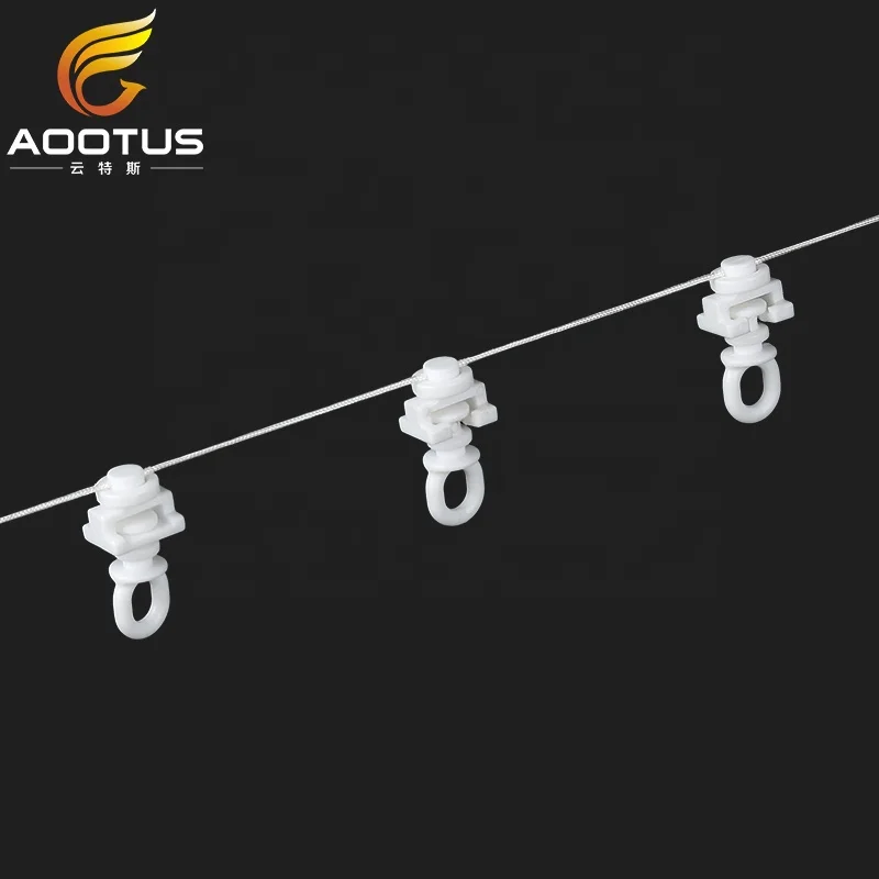 Modern S Wave  Curtain Rails Accessories Ripple Fold Curtain Carrier