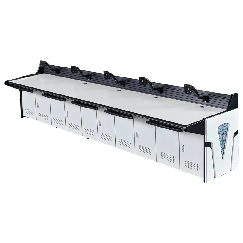 High quality Five seat Command Center Console Monitoring Desk Monitoring Room Dispatching Desk  Monitoring Console