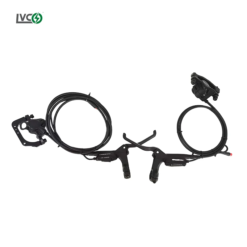 LVCO E-bike Tektro Hydraulic Disc Brake Aluminum Alloy Electric Bike Control Shifter Cut Power off Bicycle Brakes