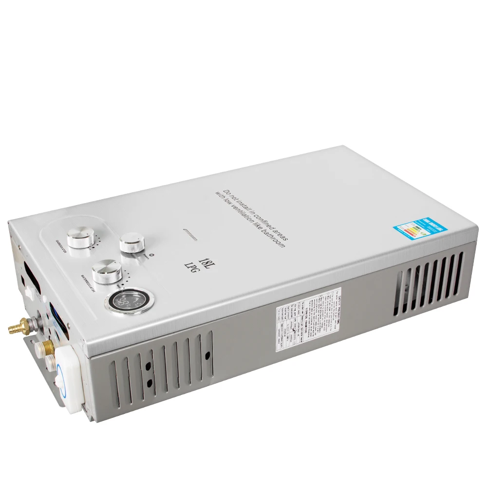 18L Tankless LPG Propane Gas Hot Water Heater Instant Boiler Bathroom Shower