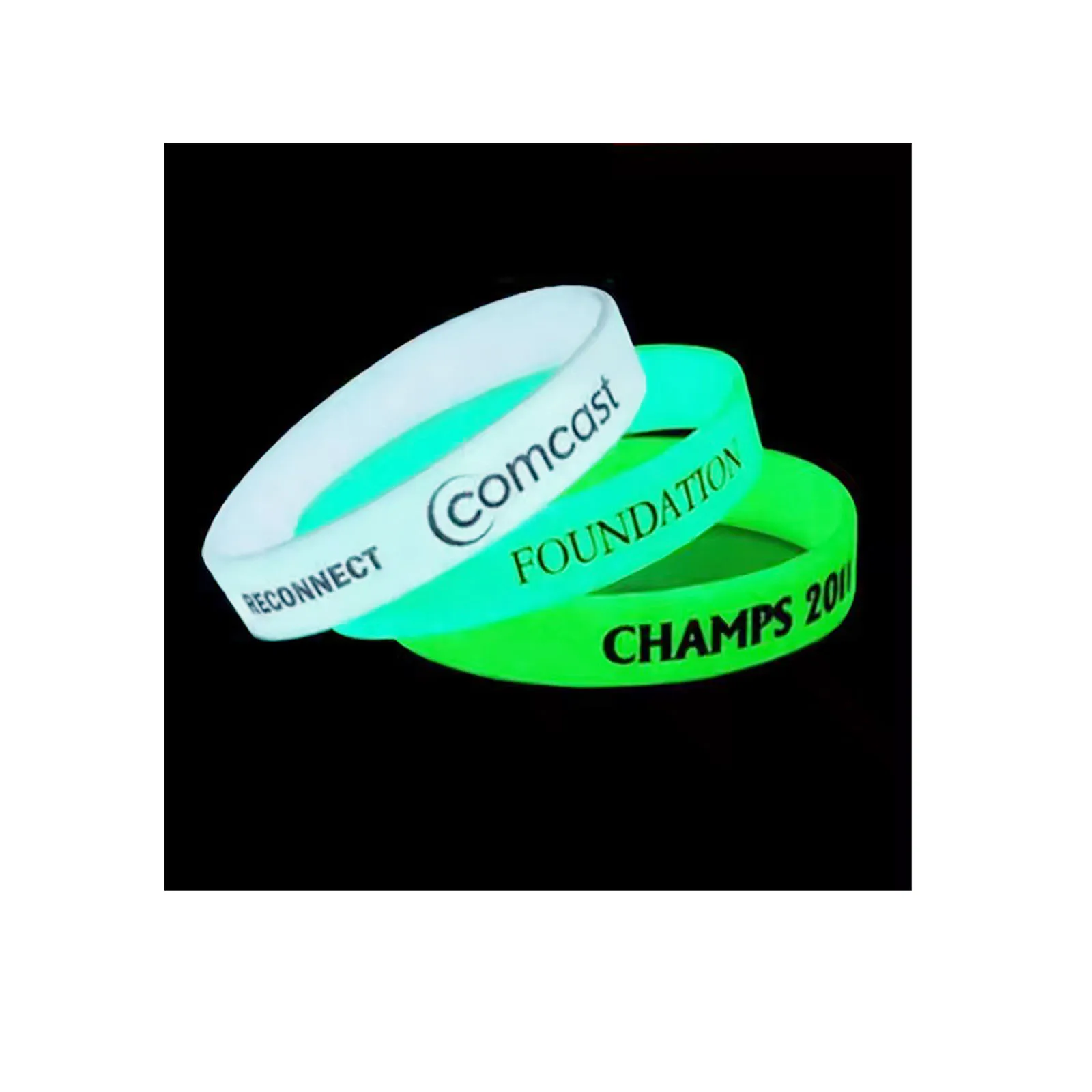 Silicone Bracelet Manufacturer Luminous Wristband Personalized Decorative Jewelry Sports Luminous Wristband Gift