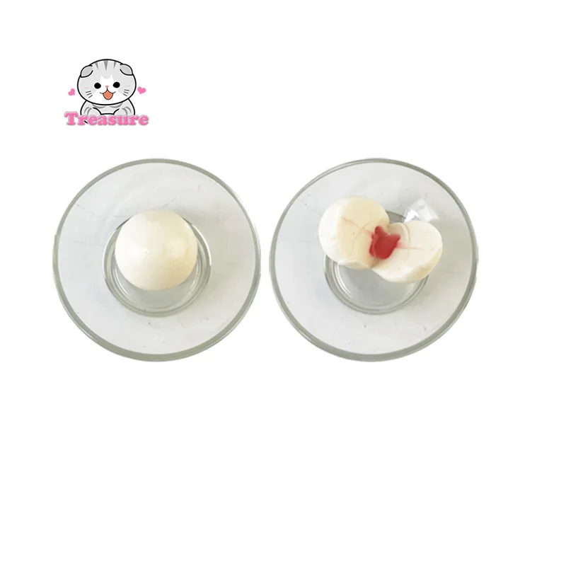 Hot selling halal  sweet soft chewy gummy candy fruit eyeball candy Jelly jam filled halloween candies