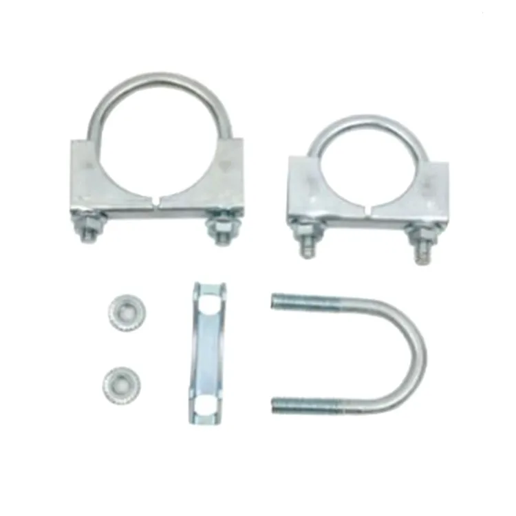 Heavy duty stainless steel U bolt clamp muffler Exhaust pipe clamp for car